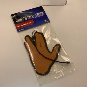 Plasticolor Star Trek Vulcan Salute 15419 4in Air Freshener